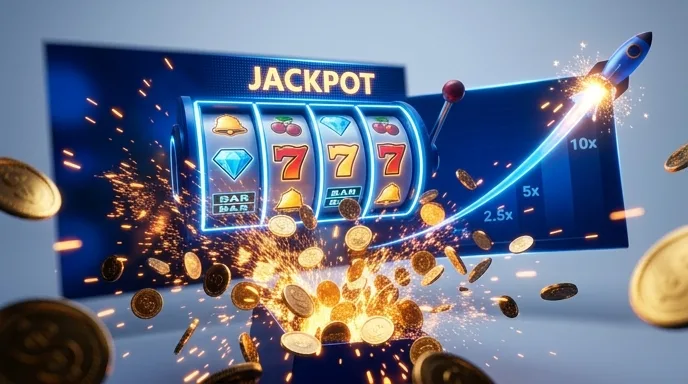 Sfeerbeeld van het 30Bet online casino met crashgames en slots in de lobby